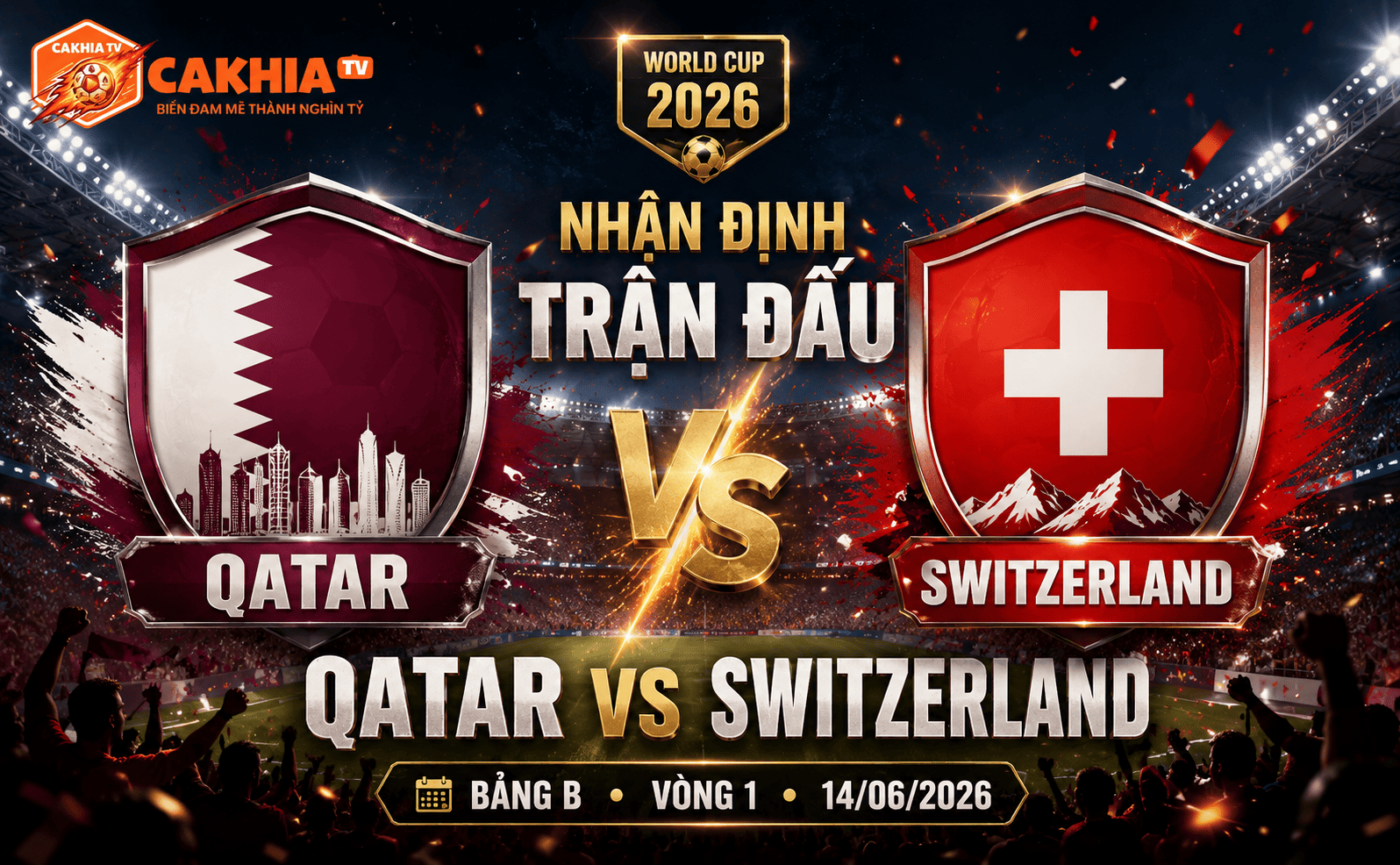 Nhận Định Trước Trận Qatar vs Switzerland: Thử Thách Lớn Cho Đại Diện Châu Á